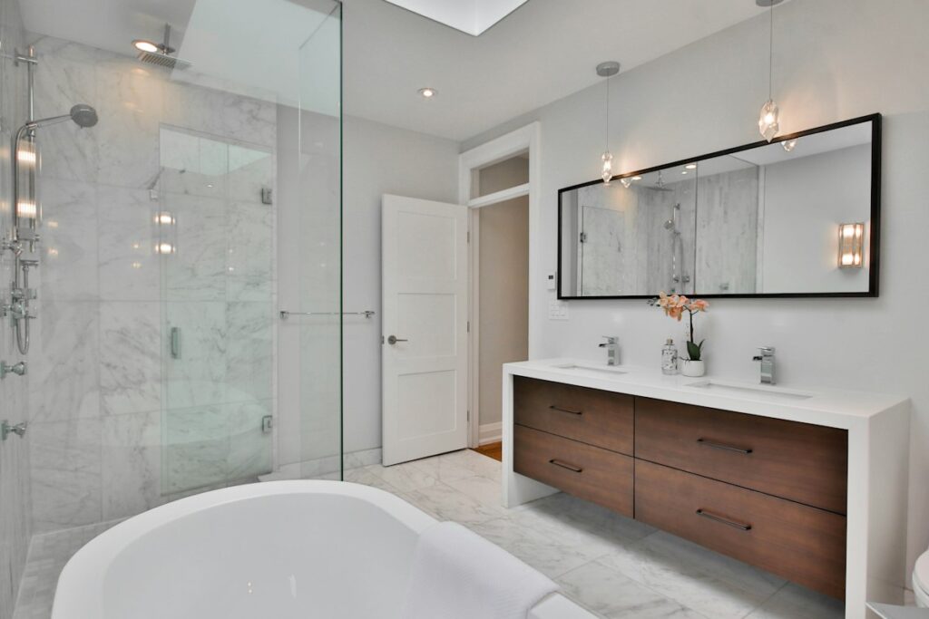 Bathroom installation project