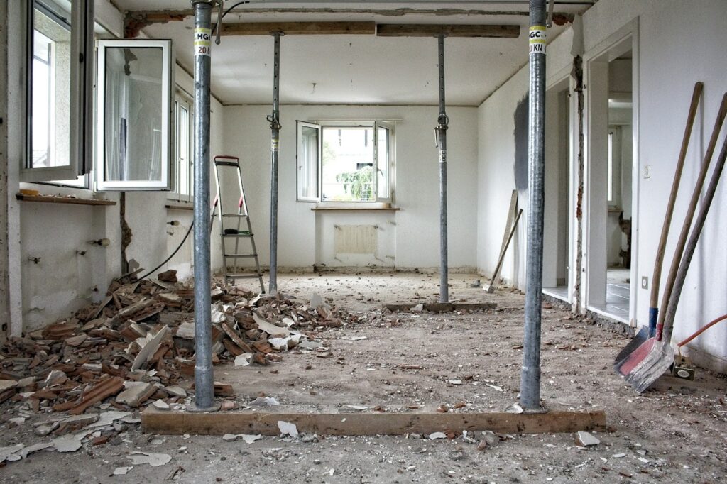 Full refurbishment in progress