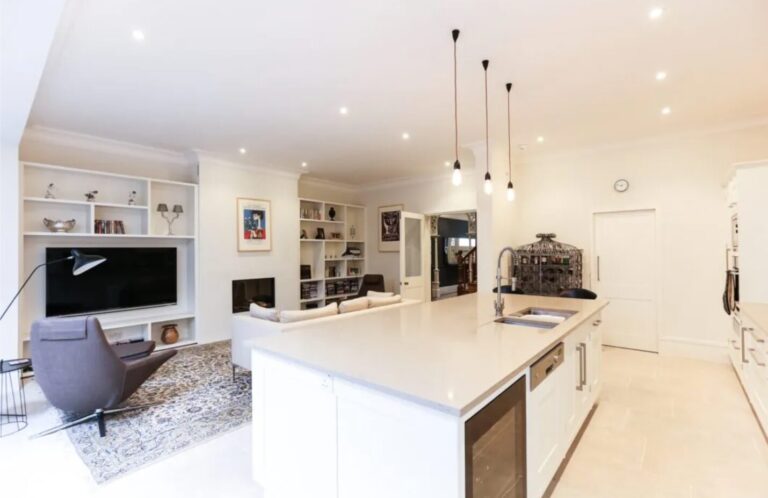 Fully refurbished open-plan living space
